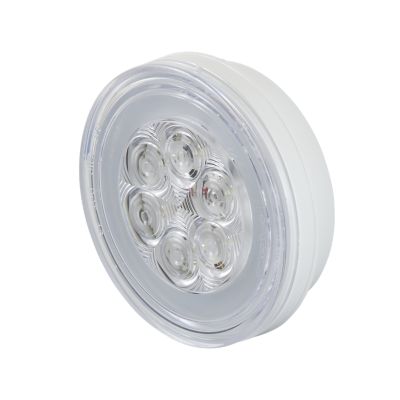 Clear LED back-up light with 21 diodes and standard connection, ideal for enhanced visibility and safety.