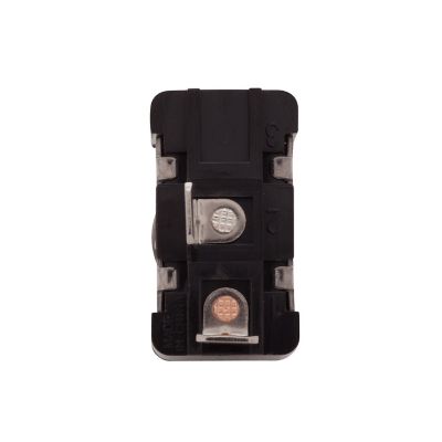 Heavy-duty SPST toggle switch with flat terminal design, showcasing robust construction and efficient electrical connectivity.