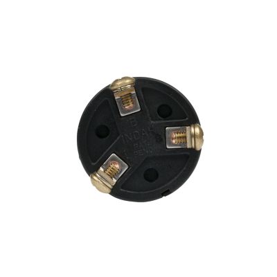 Cole Hersee marine ignition switch showing three screw terminals and circular design for boat applications.