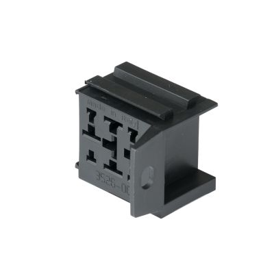Connector block for a relay and terminals