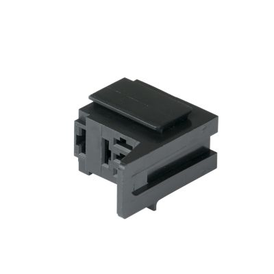 Black Hella micro 5-terminal bracket mount connector block for electronic devices, featuring a compact and durable design.