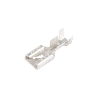 Sliver connector used to wire a relay