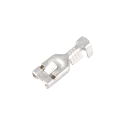 Different view on the terminal where you can see the bottom side clip for attaching to a relay securely 