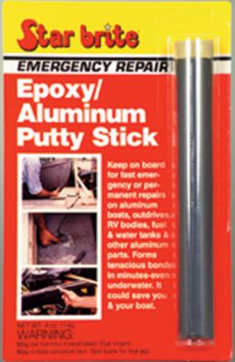 EPOXY ALUM. PUTTY STICK 4 OZ. NOTE: NOT FOR SALE IN USA