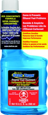 STAR TRON GAS ADDITIVE 8 OZ NOTE: NOT FOR SALE IN USA