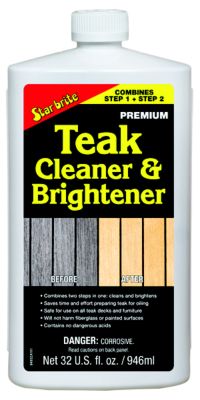 TEAK CLEANER   BRIGHTENER 32OZ NOT FOR RESALE IN US