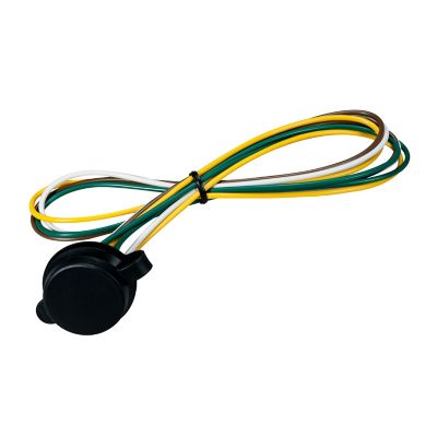 4-Way molded connector with colored wires, female-only knockout type, replacement for item 74405.