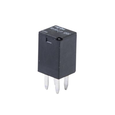 Song Chuan relay 303-1AH-C-D1-12VDC, ultra micro ISO-280, NO relay, flux tight with diode, 20A capacity, 12VDC.