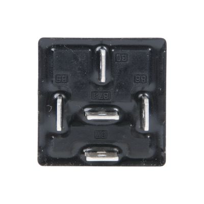 Song Chuan NC/NO relay, flux tight design, features multiple terminals and a robust, compact black casing.