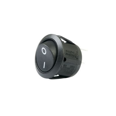 Non-Illuminated Round Rocker Switches with Legends - SPST | Del City