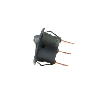 LED Illuminated, Snap-In Round Hole Rocker Switches - SPST, DC