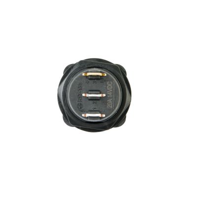 LED Illuminated Square, Round Hole Rocker Switches - SPST, DC