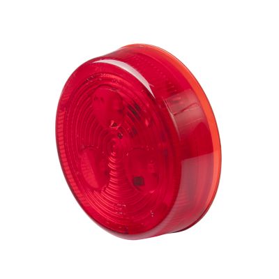 Red Optronics MCL57RB LED clearance marker lamp with a rounded design, ideal for vehicle lighting solutions.