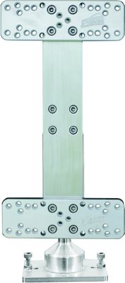 5.5" Double Ball and Socket, Double Screen,  Vertical Electronic Mount