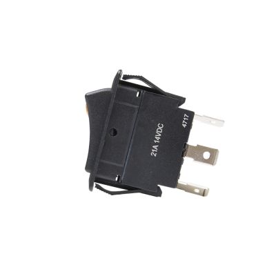 Illuminated, Dependent Full Size Rocker Switch - SPST, Blade