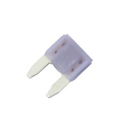 Violet MINI fuse by Littelfuse, rated for 3 Amp, 32V, featuring a compact design for electrical circuit protection.