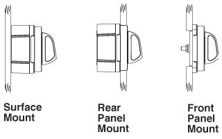 Diagram of mounting instructions for the BEP Pro Installer battery switch