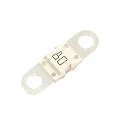 Clear Littelfuse 153.7010.5802 BF1 MIDI automotive fuse featuring an 80 Amp capacity and 32V rating.