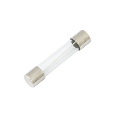 Littelfuse AGC glass fuse, 7.5 Amp, 32V, with metal end caps, ideal for circuit protection in electronic devices.