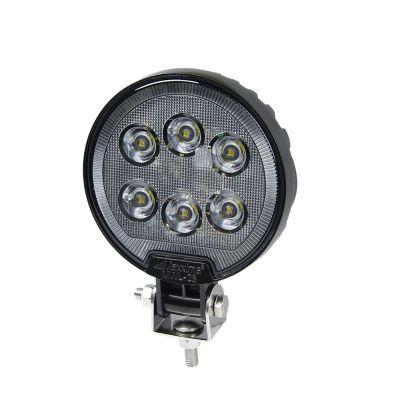 Round Maxxima MWL-28 work light with 6 LED bulbs, ideal for floodlighting and high-lumen output.