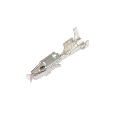 Female Junior Power Timer Terminal with metallic finish, designed for secure electrical connections, Terminal Code 220.