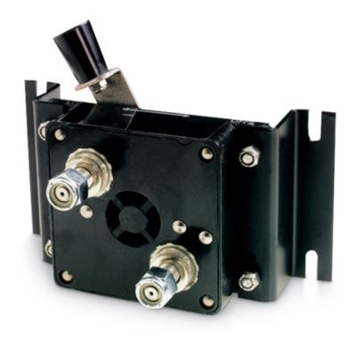 Heavy-duty Eaton Bussmann battery disconnect switch, featuring robust connectors and durable black casing.