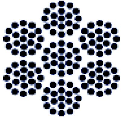 WIRE ROPE CABLE SS 3/32 TYPE 3 PMG