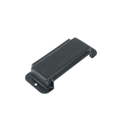 Dual common busbar cover by Blue Sea Systems in sleek black design for enhanced electrical safety.