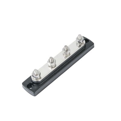 Blue Sea Systems 4 Gang Common BusBar with sleek design, ideal for efficient marine electrical connections.