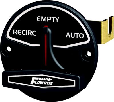 RECIRC/EMPTY/AUTO BK/WHT LETT FLOWRITE