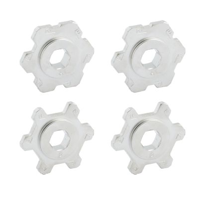 Updated Quick Cable 4255-001K dies for 990000, featuring four metallic, star-shaped components on a plain background.