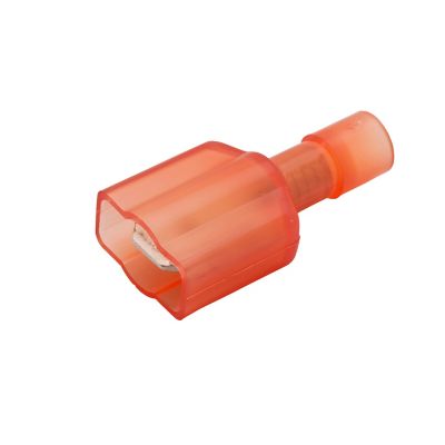 Clear Nylon, Fully-Insulated Push-On Terminals - 22-18 Gauge | Del