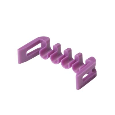 Purple Aptiv GT 150 4-Way TPA connector with distinct slots, showcasing its female/male compatibility design.