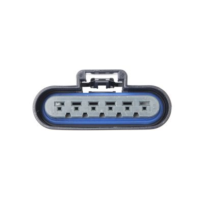 Connector housing showcasing a GT 280 female design, featuring 6-way and 8-way configurations.