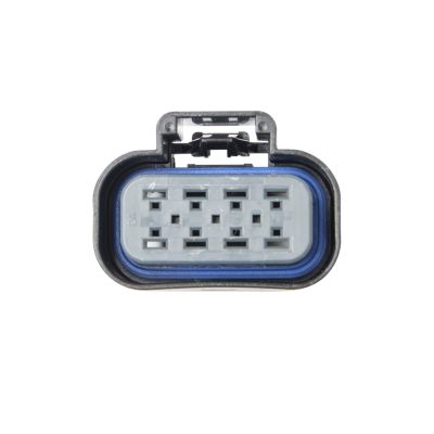 GT 280 Female Housing, 6-Way & 8-Way connector, showcasing multiple slots and a robust design, ideal for secure connections.
