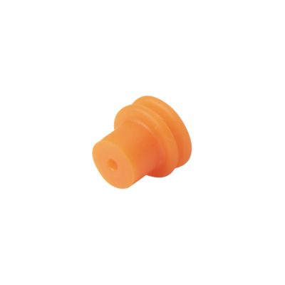 Orange cable seal for Aptiv GT 280 connectors, designed for automotive wiring applications, shown on a white background.
