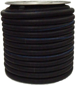 Pico 0515226 Flame Retardant V2 Convoluted Split Loom, Black, 1/2" x 100'