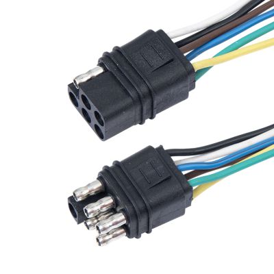 6-way square molded connector with 12-inch male-female loop, showcasing replacement for item 74615.