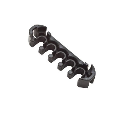 Female Metri-Pack 280 5-Way TPA Aptiv connector in black plastic, designed for secure electrical connections.