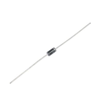 Single 1 Amp diode by Accele Electronics featuring a black cylindrical body with metallic leads on each side.
