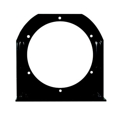 Black steel right-angle mounting bracket by Optronics, designed for 4-inch lights.