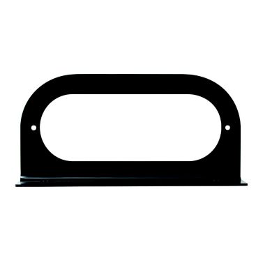 Black steel right angle mounting bracket for 6-inch lights by Optronics.