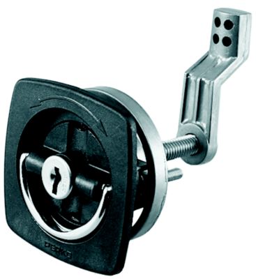 2-1/2X2-1/2 BLK FLUSH LATCH