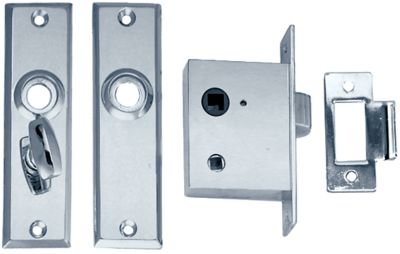 MORTISE LOCK SET W/TURN BUTTO