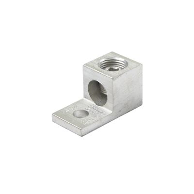 Ilsco TA-350 mechanical aluminum lug for one conductor, dual rated.