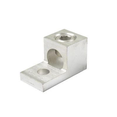 Ilsco TA-1000 aluminum mechanical lug for one conductor, dual rated.