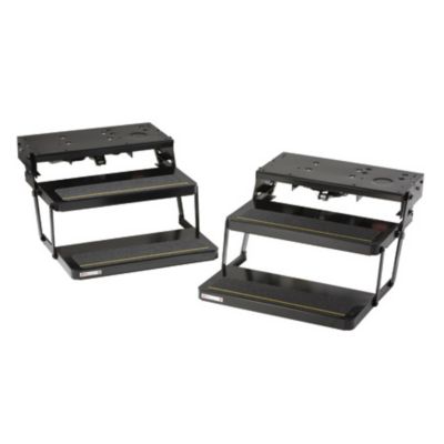 Kwikee Steps for RVs, featuring durable construction, two-tier design for easy access and secure RV entry and exit.