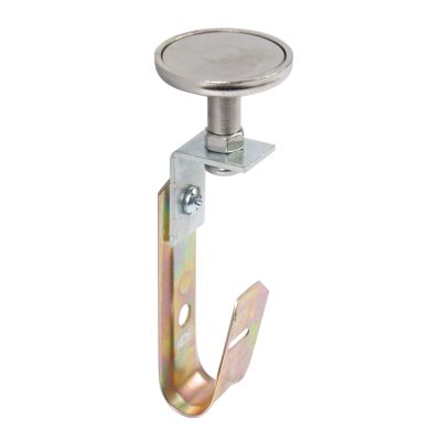 Mag Daddy magnetic J-Hook for top mounting cables, featuring a sleek metal design and sturdy construction.