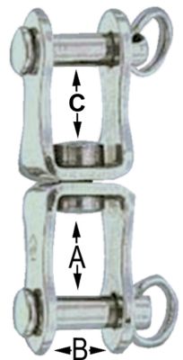 SHACKLE DOUBLE SWIVELDOUBLE SW PMG