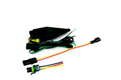 Kwikee Control Unit for motorhome steps, featuring wiring and connectors for pre-IMGL/9510 steps and switches.